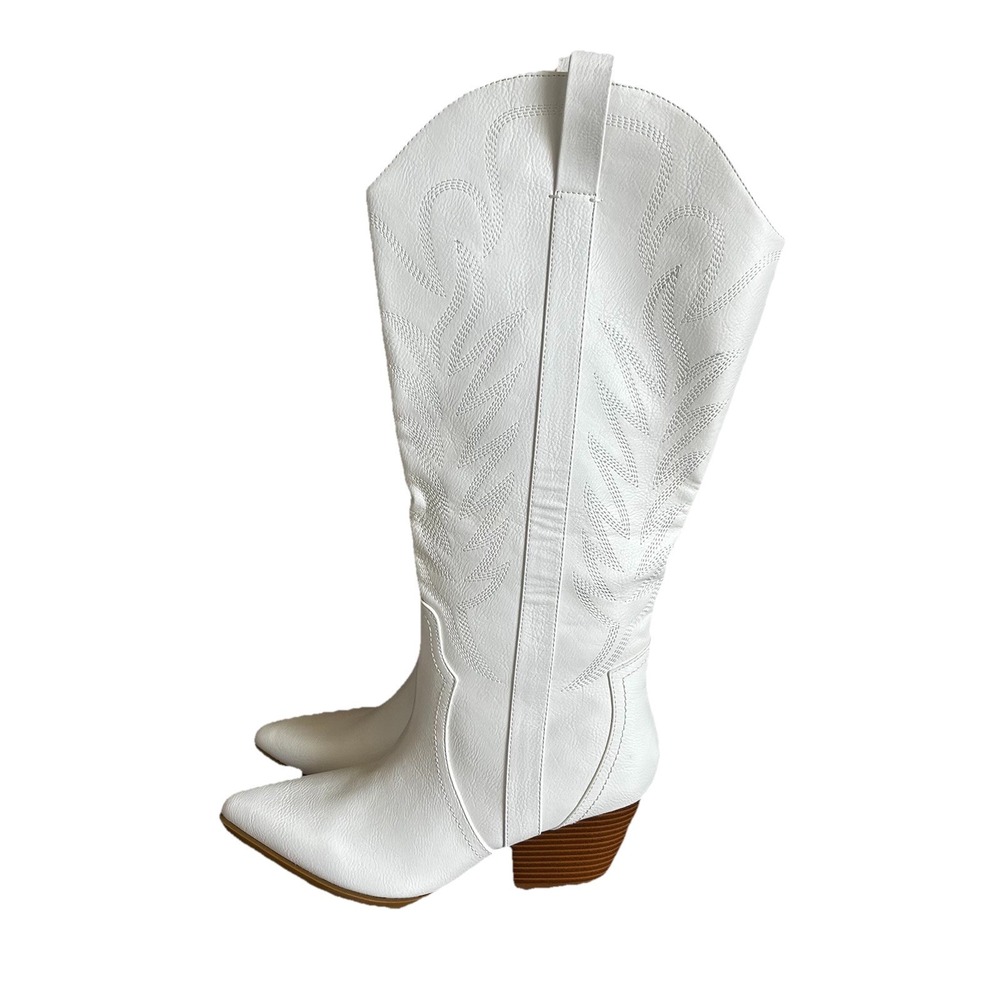 Women's Tall Western Boots with Memory Foam Insole – Wild Fable Size 8.5